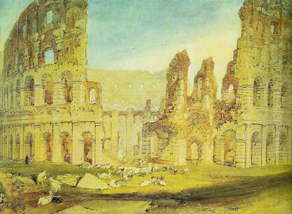 The colisseum Oil Painting by Joseph Mallord William Turner