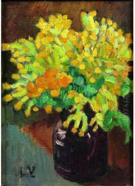 Bouquet De Fleurs Oil Painting by Louis Valtat