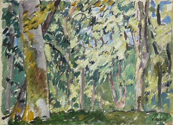 Sous Bois Oil Painting by Louis Valtat