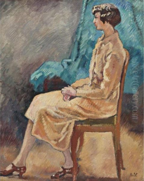 Madame Zette Dupont Oil Painting by Louis Valtat