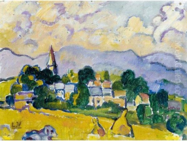 Vue De Village, Le Choiseul Oil Painting by Louis Valtat