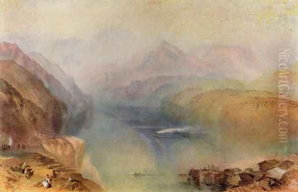 The Vierwaldstaetter lake Oil Painting by Joseph Mallord William Turner