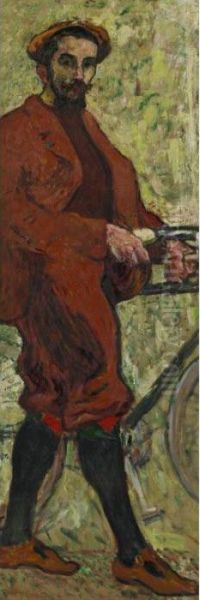 Le Cycliste (autoportrait) Oil Painting by Louis Valtat