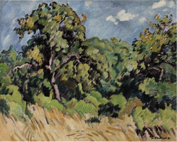 Paysage A Choisel Oil Painting by Louis Valtat