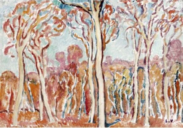 Les Arbres En Sologne Oil Painting by Louis Valtat