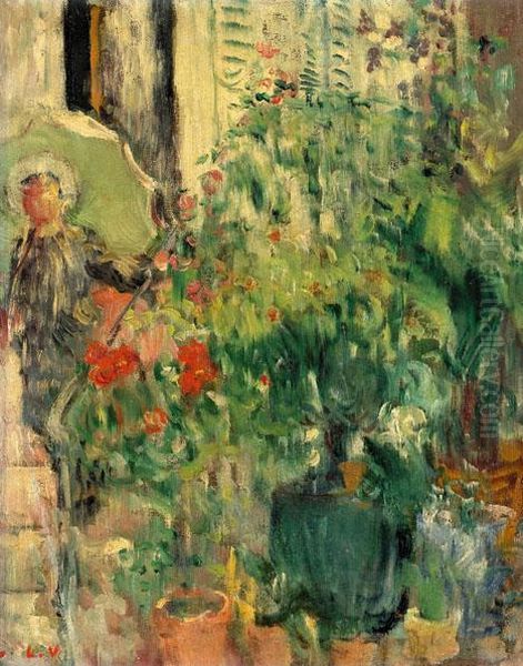 In The Garden, Versailles Oil Painting by Louis Valtat