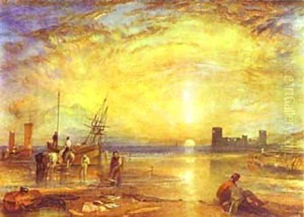 Flint Castle 1838 Oil Painting by Joseph Mallord William Turner