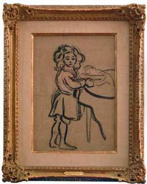 L'enfant A La Soupiere Oil Painting by Louis Valtat