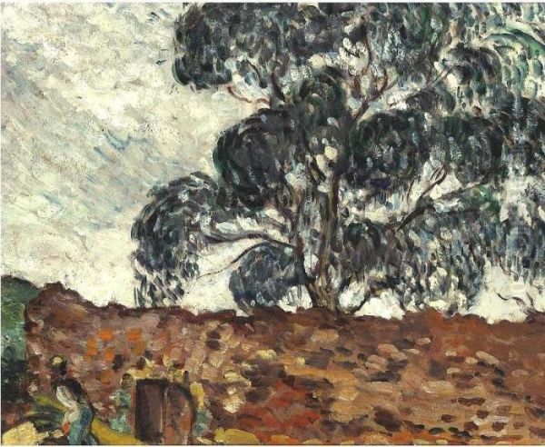 Paysage Oil Painting by Louis Valtat