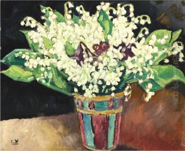 Bouquet De Muguet Oil Painting by Louis Valtat