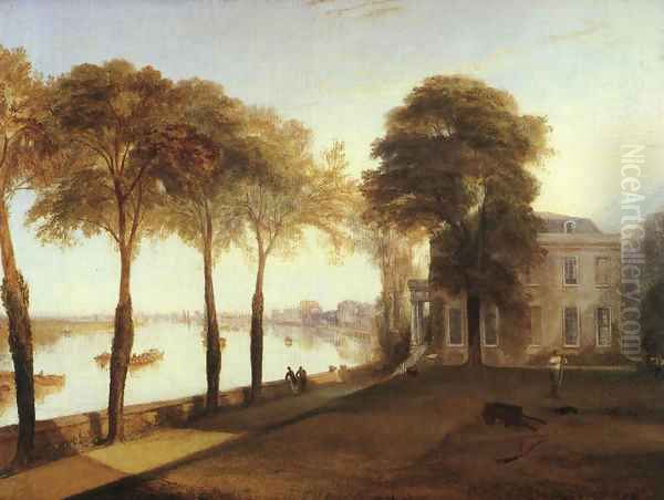 Mortlake Terrace Early Summer Morning 1826 Oil Painting by Joseph Mallord William Turner