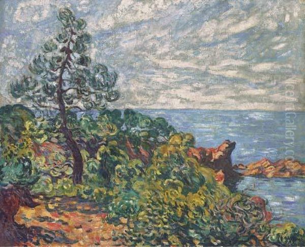 Bords De Mer A Agay Oil Painting by Louis Valtat