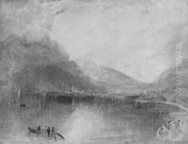 Arth On The Lake Of Zug, Early Morning Oil Painting by Joseph Mallord William Turner