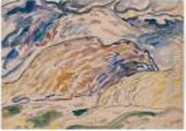 Les Pyrenees Oil Painting by Louis Valtat