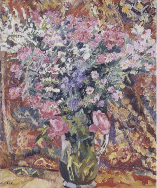 Roses Et Fleurs Des Champs Oil Painting by Louis Valtat