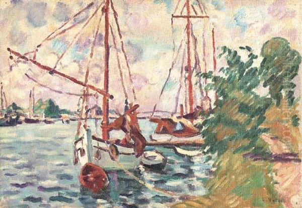 Ouistreham Oil Painting by Louis Valtat