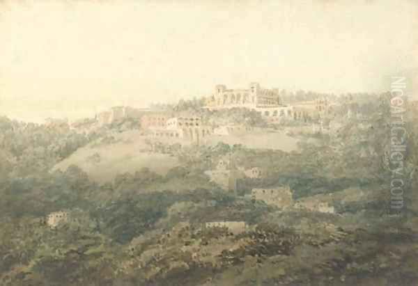 An Italian landscape, possibly Frascati Oil Painting by Joseph Mallord William Turner