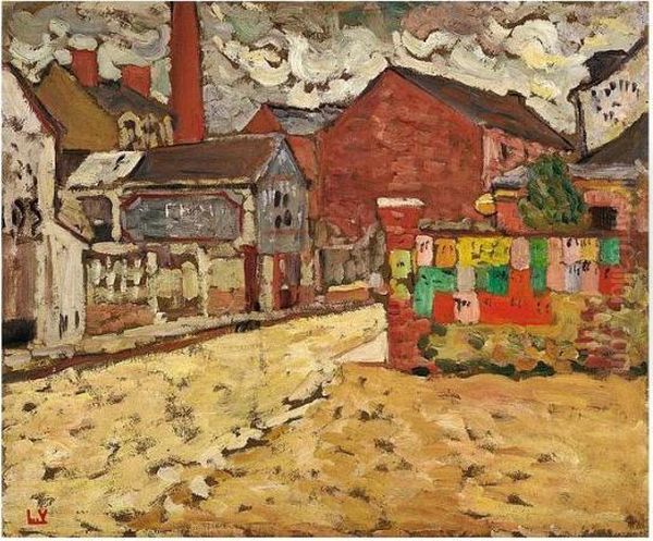 La Rue Aux Affiches Oil Painting by Louis Valtat