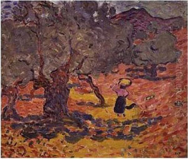 Paysage D'espagne Oil Painting by Louis Valtat