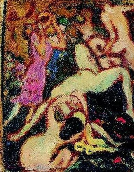 La Fete. Oil Painting by Louis Valtat