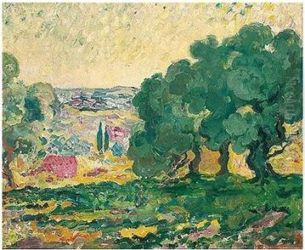 Paysage D'italie Oil Painting by Louis Valtat