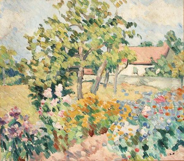 Jardin Choisel Oil Painting by Louis Valtat