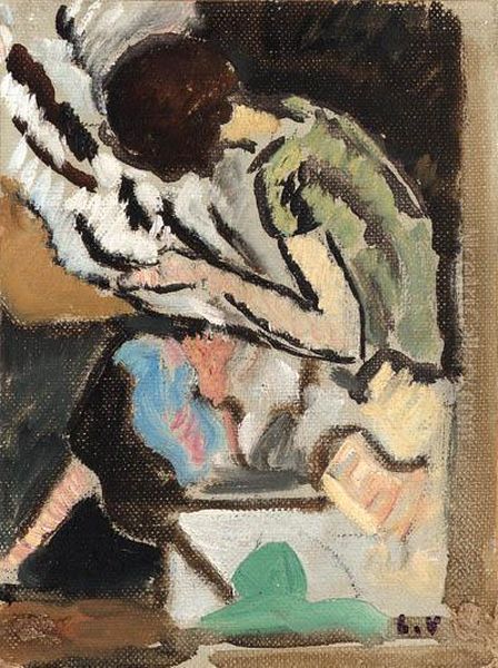 Stamped With Initials 'l.v' (lugt 1771b) (lower Right) Oil Painting by Louis Valtat