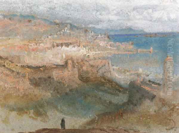 View of Genoa, Italy Oil Painting by Joseph Mallord William Turner