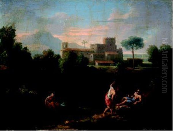 Paesaggio Oil Painting by Jan Frans Van Bloemen (Orizzonte)