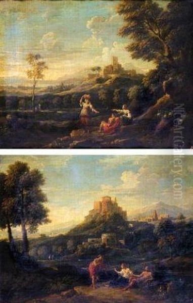 Landscape Oil Painting by Jan Frans Van Bloemen (Orizzonte)