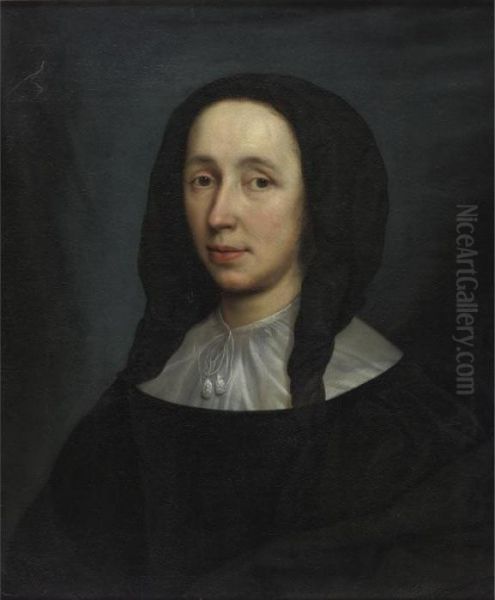 Property From A Private Midwest Collection
 

 
 
 

 
 Portrait Of A Lady Oil Painting by Cornelius Jonson