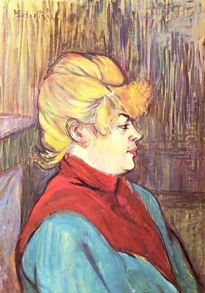 Brothel Worker Oil Painting by Henri De Toulouse-Lautrec