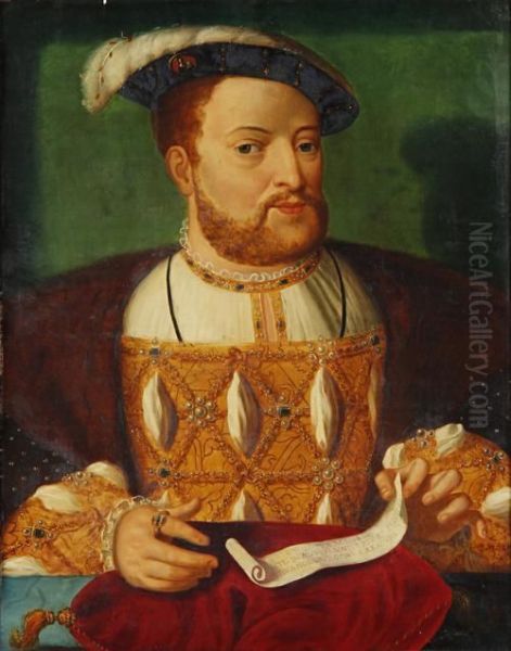 Portrait Of Henry Viii Oil Painting by Joos Van Cleve