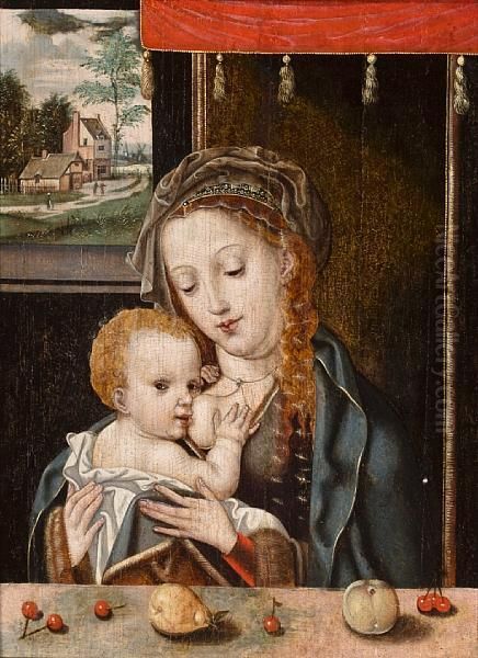 The Madonna And Child Oil Painting by Joos Van Cleve