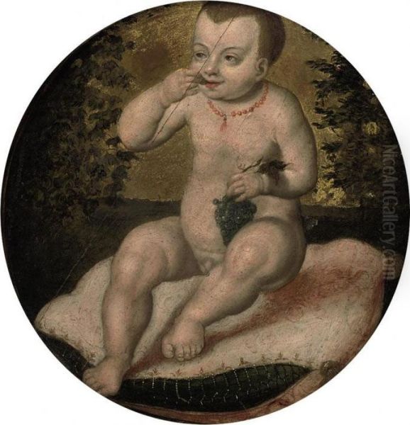 The Infant Christ Oil Painting by Joos Van Cleve