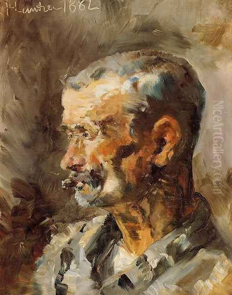 A Worker at Celeyran Oil Painting by Henri De Toulouse-Lautrec