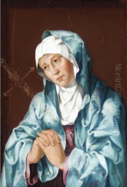 Mater Dolorosa Oil Painting by Joos Van Cleve