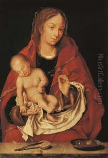 The Madonna And Child Oil Painting by Joos Van Cleve