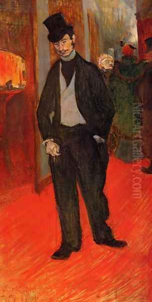 Dr Gabriel Tapie Oil Painting by Henri De Toulouse-Lautrec