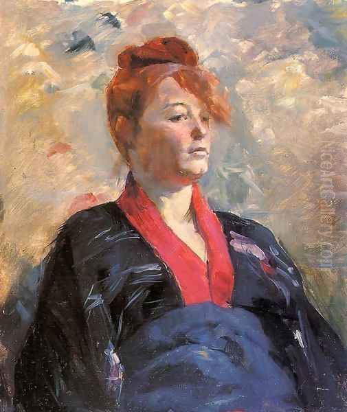 Madame Lili Grenier Oil Painting by Henri De Toulouse-Lautrec