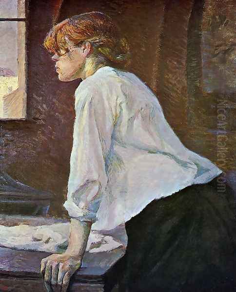 The Laundress Oil Painting by Henri De Toulouse-Lautrec