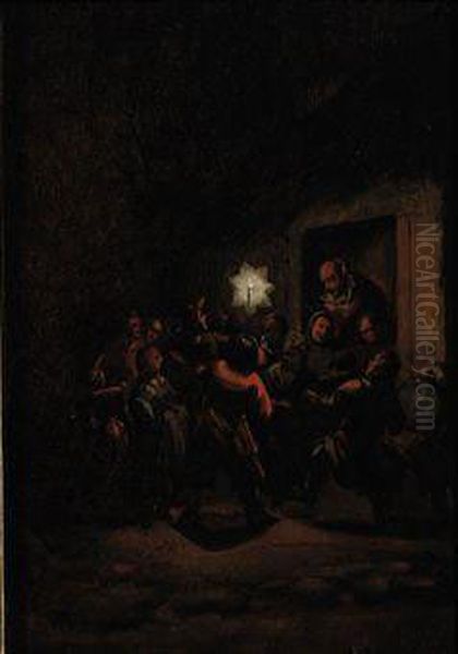 The Star Of The Kings Oil Painting by Egbert van der Poel