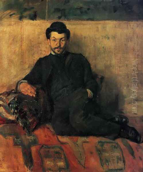 Gustave Lucien DenneryGustave Lucien Dennery Oil Painting by Henri De Toulouse-Lautrec