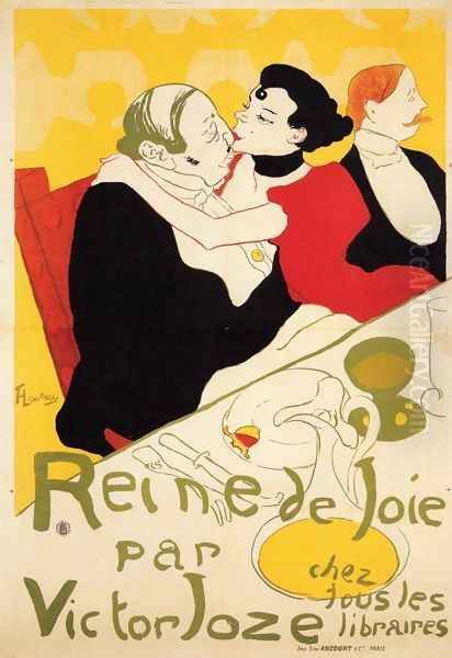 Queen Of Joy Oil Painting by Henri De Toulouse-Lautrec