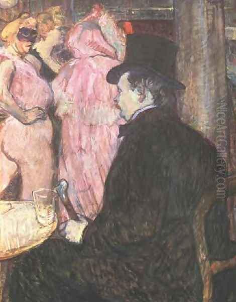 Maxim Dethomas Oil Painting by Henri De Toulouse-Lautrec