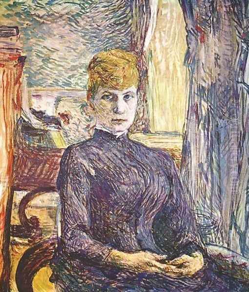 Juliette Pascal Oil Painting by Henri De Toulouse-Lautrec