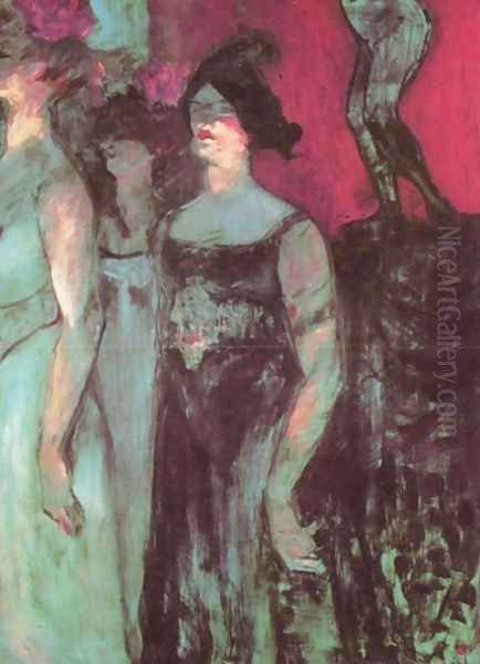 Messalina Oil Painting by Henri De Toulouse-Lautrec