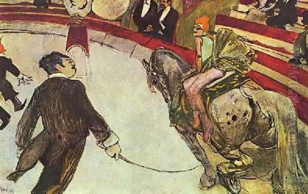 The Circus Oil Painting by Henri De Toulouse-Lautrec