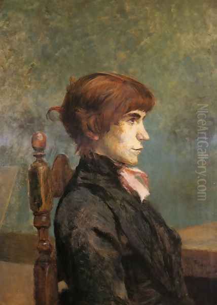 Jeanne Wenz Oil Painting by Henri De Toulouse-Lautrec