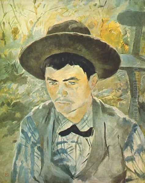 Young Routy 1883 Oil Painting by Henri De Toulouse-Lautrec